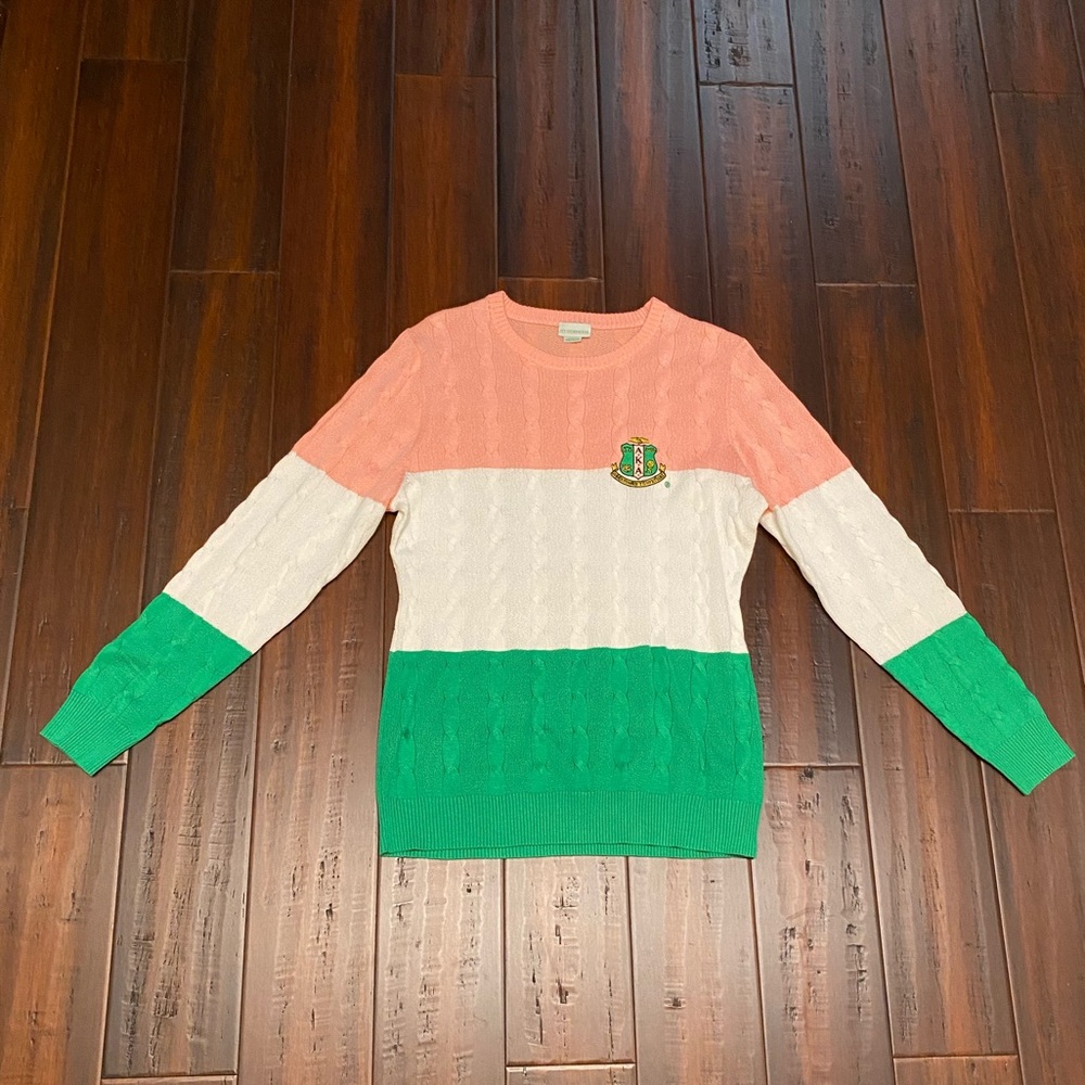 AKA Crew neck ribbed Sweater